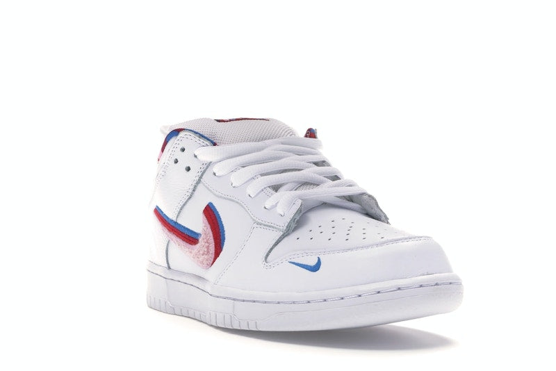 Nike Sb Dunk Low Parra - White/Red-Pink - CN4504-100 - 07