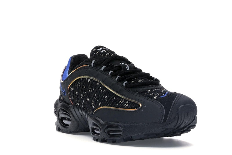 Nike Air Max Tailwind 4 Supreme Black, vista a 360 gradi 7 di 36