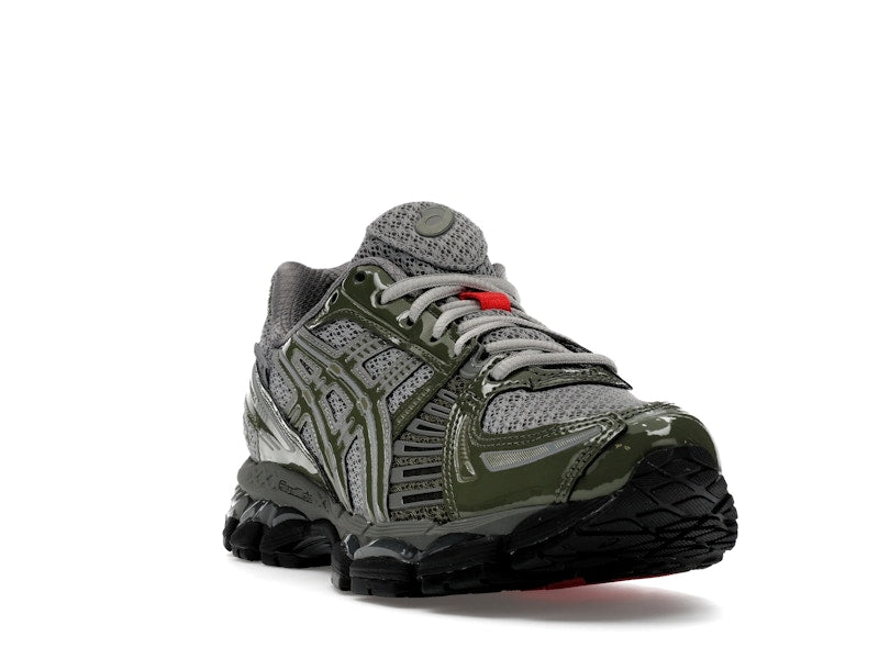 Asics Gel Kayano 121 Up There - Olive Green/Grey/Red - 1203A869-021 - 07
