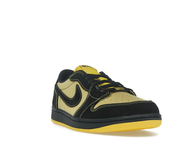Air Jordan 1 Retro Low OG Quai 54 Black Tour Yellow Red