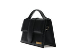 Jacquemus Le Grand Bambino Crossbody Strap Handbag Black, vista a 360 gradi 7 di 36