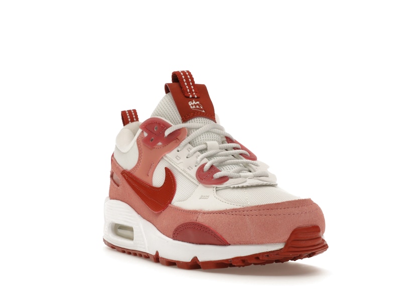 Nike Air Max 90 Futura Red Stardust Womens - Red Stardust/Summit White/Campfire Orange/Rugged Orange - FQ8881-618 - 07