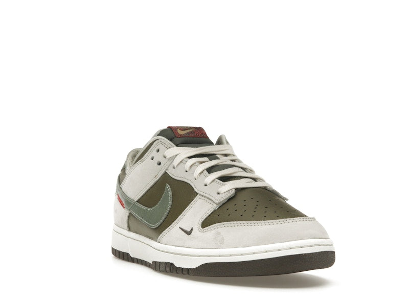 Nike Dunk Low Year Of The Snake 2025 - Medium Olive/Jade Horizon-Sail-Ironstone-University Red-Sail - HV5980-231 - 07