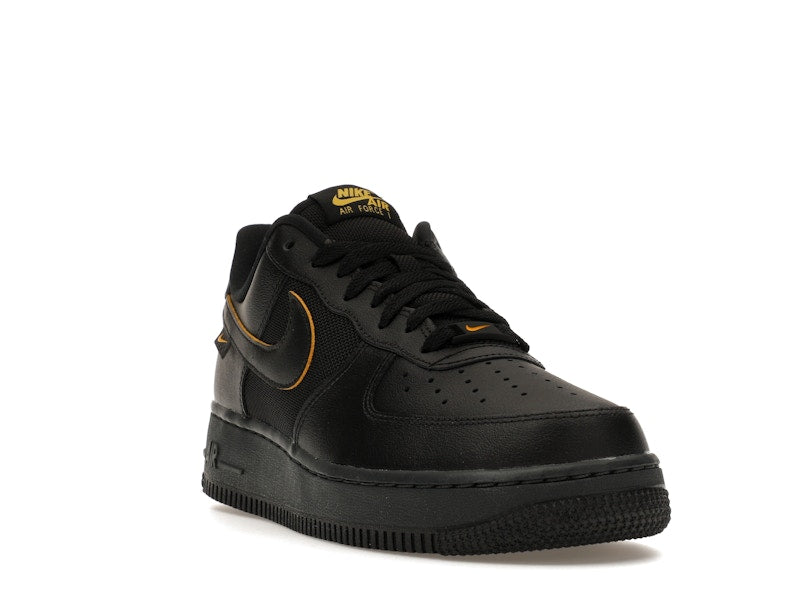 Nike Air Force 1 Low '07 Ballistic Mesh Black University Gold, vista a 360 gradi 7 di 36