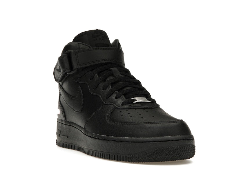 Nike Air Force 1 Mid Supreme Black, vista a 360 gradi 7 di 36