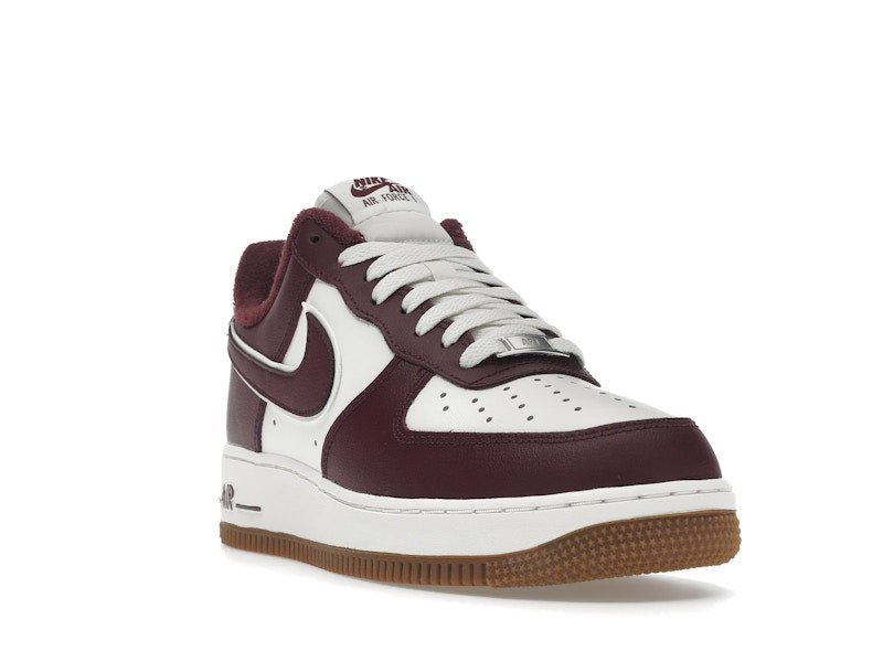 Nike Air Force 1 Low College Pack Night Maroon - Sail/Night Maroon-Gum Medium Brown - DQ7659-102 - 07