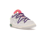 Nike Dunk Low Off White Lot 15, vista a 360 gradi 7 di 36