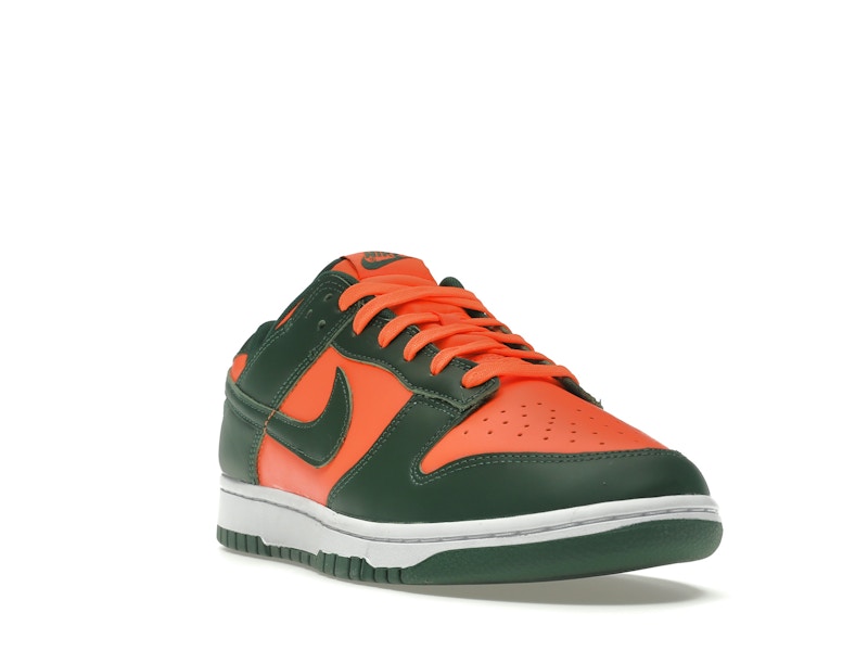 Nike Dunk Low Retro Miami Hurricanes - Team Dark Green/Team Orange-White - DD1391-300 - 07