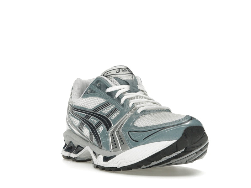 Asics Gel-Kayano 14 White Fjord Grey, vista a 360 gradi 7 di 36