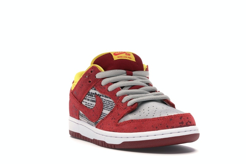 Nike Dunk Sb Low Rukus Crawfish - Action Red/Metallic Silver-Tour Yellow - nike-dunk-sb-low-rukus-crawfish - 07