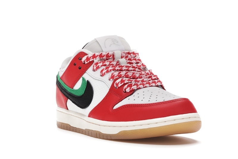 Nike SB Dunk Low Frame Skate Habibi - White/Black-Green-Red-Gum - CT2550-600 - 07