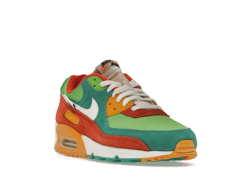 Nike Air Max 90 SE Running Club - Roma Green/Sail/Orange/Mean Green - DC9336-300 - 07