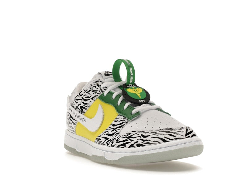 Nike Dunk Low Doernbecher Zoe - White/Black-Green-Yellow - DR7305-100 - 07