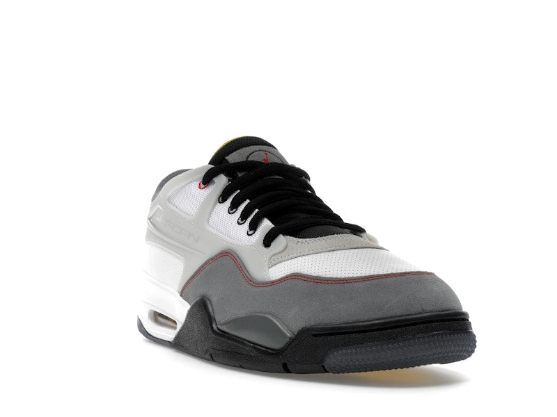 Air Jordan 4 Rm Premium White Black Smoke Grey Fire Red - White/Black/Smoke Grey/Fire Red - IB8052-100 - 07