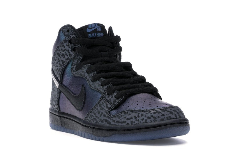 Nike Sb Dunk High Black Sheep Hornet - Black/Black-Black - BQ6827-001 - 07