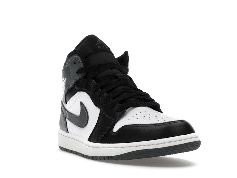 Air Jordan 1 Mid Black White Iron Grey