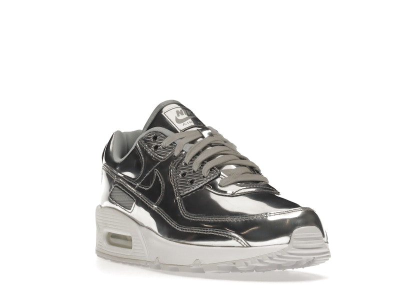 Nike Air Max 90 Metallic Silver 2020 (W) - Metallic Silver/Metallic Silver-White - CQ6639-001 - 07