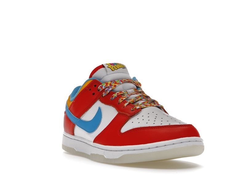 Nike Dunk Low Qs Lebron James Fruity Pebbles - Habanero Red/Laser Blue/White - DH8009-600 - 07