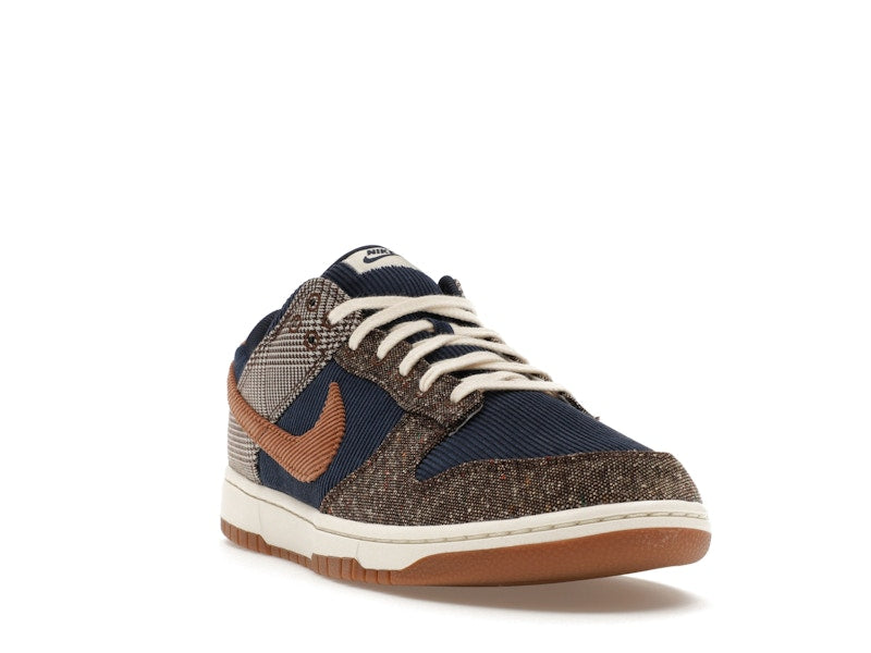 Nike Dunk Low Tweed Midnight Navy Corduroy - Midnight Navy/Ale Brown/Pale Ivory - FQ8746-410 - 07