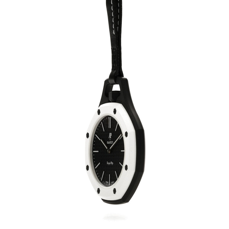 Swatch x Audemars Piguet AP Bioceramic Royal Pop Ocho Negro SSX03W101N, vista a 360 gradi 7 di 36