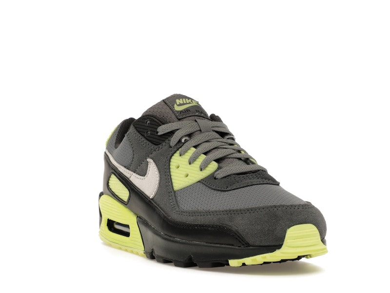 Nike Air Max 90 Smoke Grey Light Lemon Twist, vista a 360 gradi 7 di 36