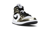 Air Jordan 1 Mid Metallic Gold Black White