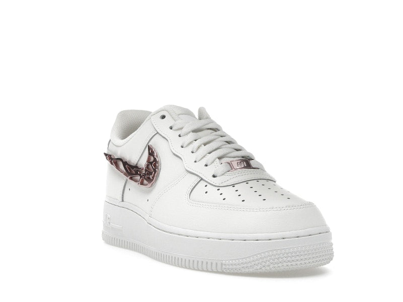Nike Air Force 1 Low Liquid Metal Swoosh Metallic Rose Gold (Women's)