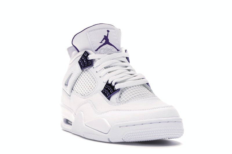 Air Jordan 4 Retro White Court Purple