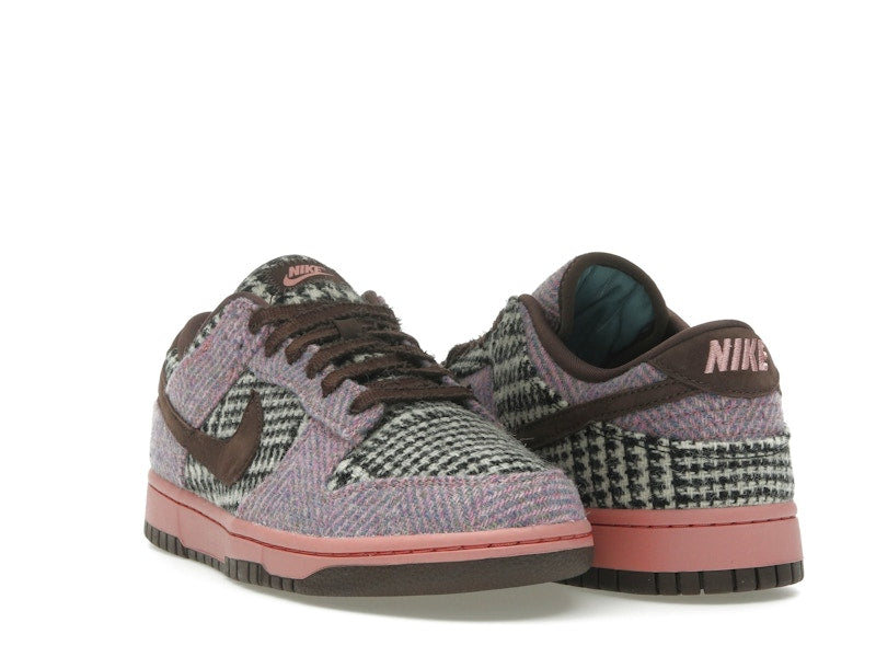 Nike Dunk Low Harris Tweed Purple Pink (Women's), vista a 360 gradi 7 di 36