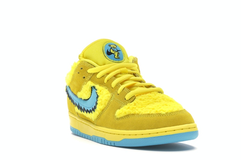 Nike Sb Dunk Low Grateful Dead Bears Yellow - Opti Yellow/Blue Fury - CJ5378-700 - 07