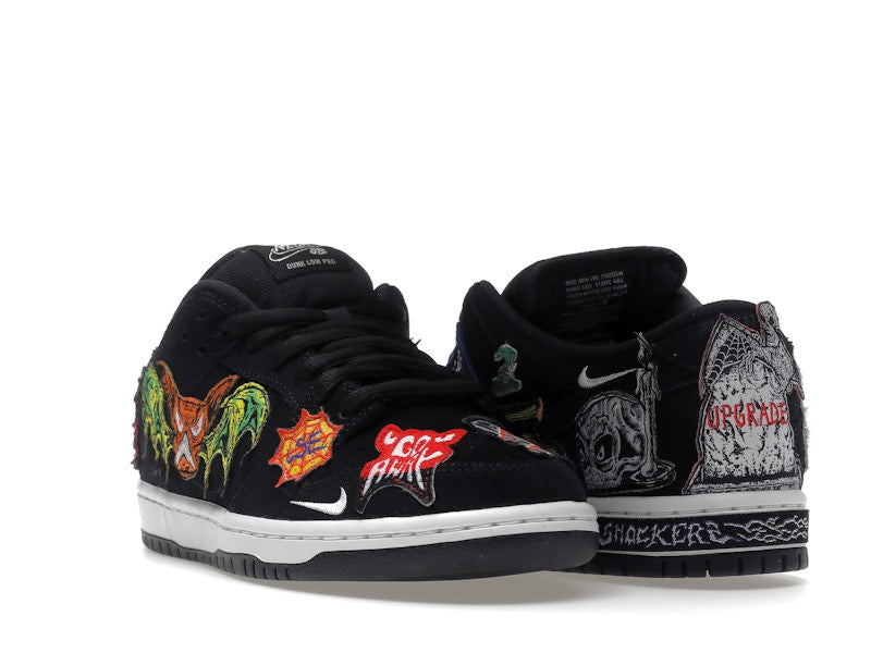 Nike Dunk Sb Low Pro Qs Neckface - Black/White-Multi Color - DQ4488-001 - 07
