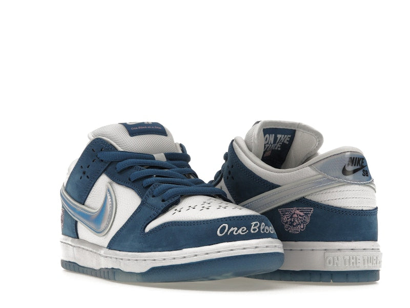 Nike SB Dunk Low Born X Raised One Block At A Time, vista a 360 gradi 7 di 36