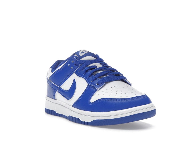 Nike Dunk Low White Hyper Royal (2025), vista a 360 gradi 7 di 36