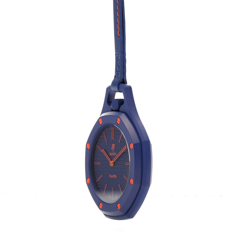 Swatch x Audemars Piguet AP Bioceramic Royal Pop Orenji Hachi SSX03L103N, vista a 360 gradi 7 di 36
