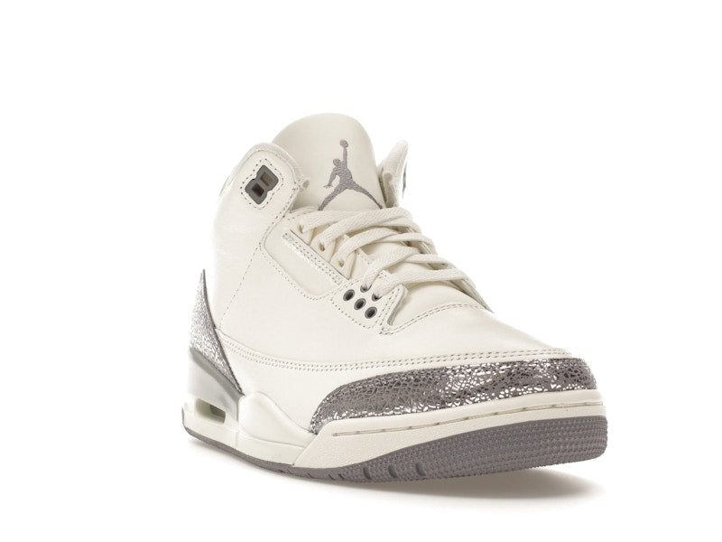 Air Jordan 3 Retro Sail Cement Grey, vista a 360 gradi 7 di 36