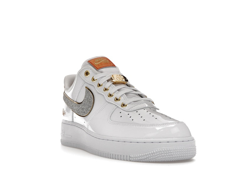 Nike Air Force 1 Low Nola - White/Multi-Color-Metallic Gold-University Red - DZ5425-100 - 07