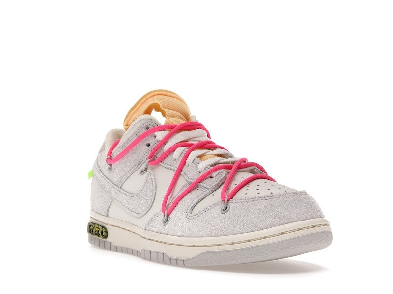 Nike Dunk Low Off White Lot 17 - Sail/Neutral Grey-Hyper Pink - DJ0950-117 - 07