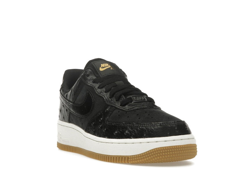 Nike Air Force 1 Low '07 Black Ostrich Gum (Women's), vista a 360 gradi 7 di 36