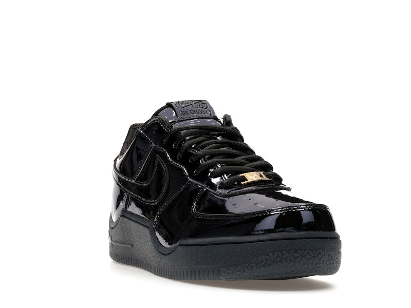 Nike Air Force 1 Low Lebron James Black Patent - Black/Black/Metallic Gold - IO6129-001 - 07