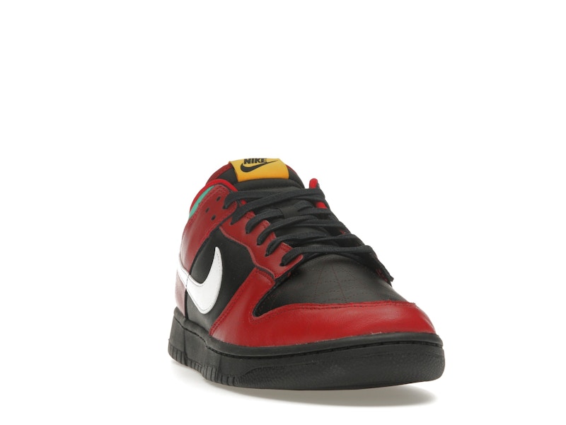 Nike Dunk Low Biker Tattoos - Black/White/Gym Red/University Gold/Atomic Teal - FZ3057-001 - 08