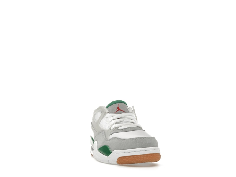 Air Jordan 4 Rm Pine Green (GS) - White/Pine Green/Neutral Grey/Wolf Grey/Varsity Red/Gum Dark Brown - FQ7938-103 - 08