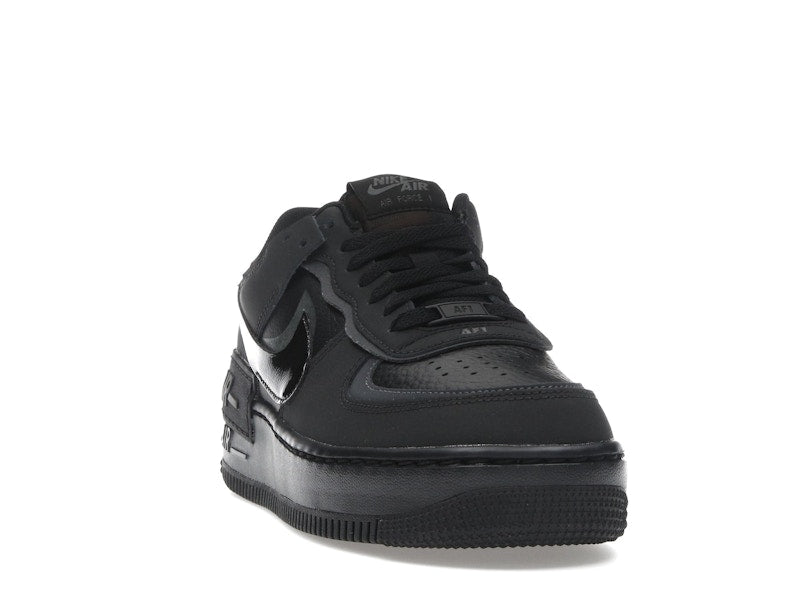 Nike Air Force 1 Low Shadow Triple Black Womens - Black/Anthracite/Velvet Brown/Black - FB7582-001 - 08