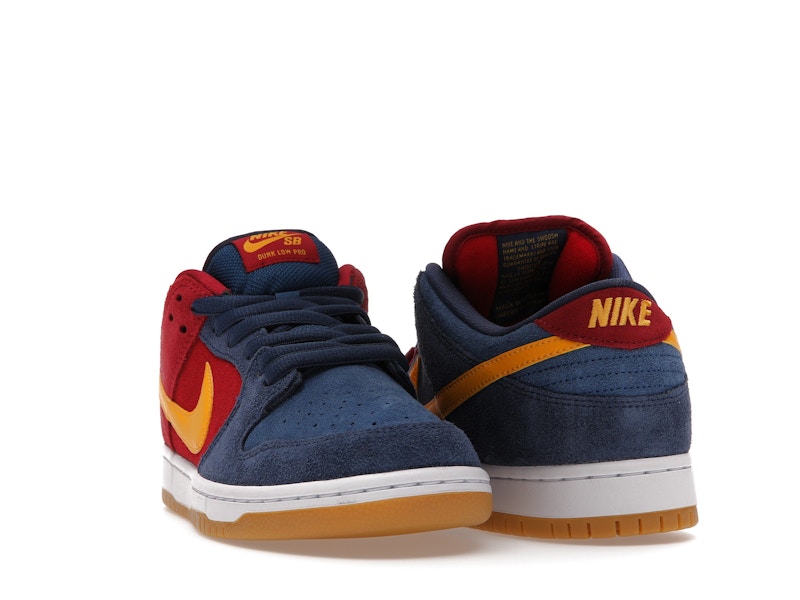 Nike Sb Dunk Low Barcelona - Maroon/Navy-Gold - DJ0606-400 - 08