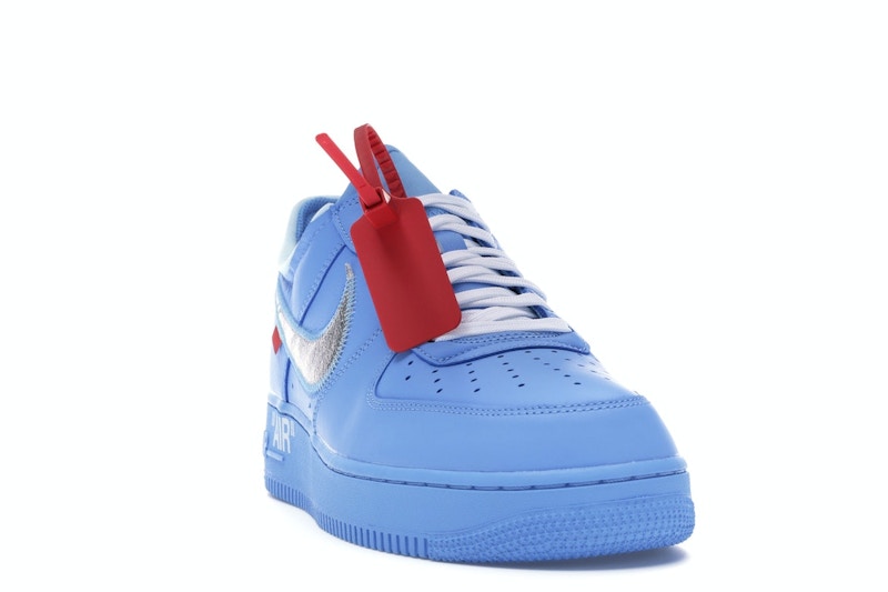 Nike Air Force 1 Low Off White University Blue - University Blue/Metallic Silver-White - CI1173-400 - 08