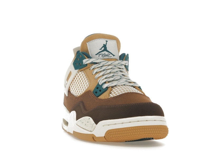 Air Jordan 4 Retro Cacao Wow (GS) - Cacao Wow/Geode Teal/Ale Brown/Twine/Sail/Luminous Green - FB2214-200 - 08