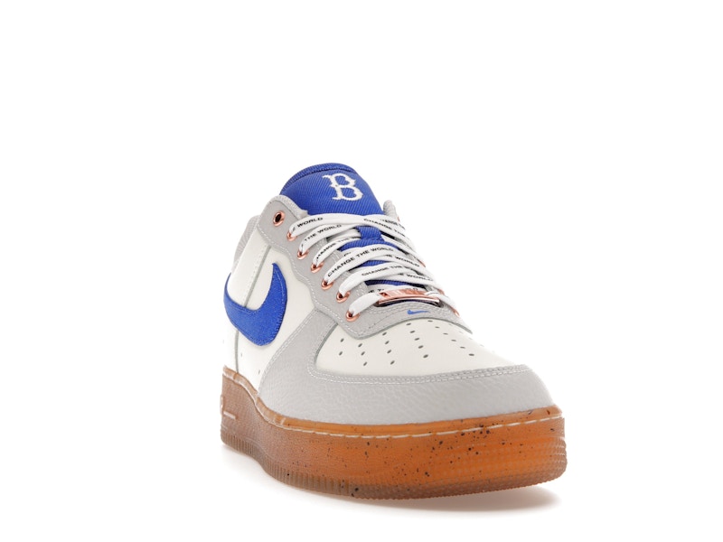 Nike Air Force 1 Low Jackie Robinson - Sail/Racer Blue-White-Neutral Grey-Black-University Red - FN1868-100 - 08