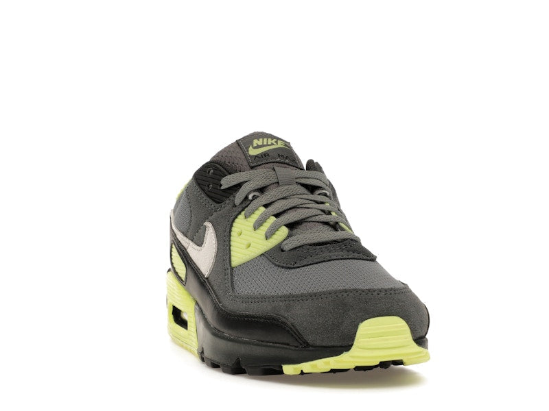 Nike Air Max 90 Smoke Grey Light Lemon Twist, vista a 360 gradi 8 di 36