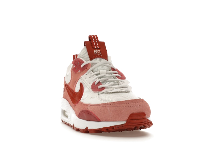 Nike Air Max 90 Futura Red Stardust Womens - Red Stardust/Summit White/Campfire Orange/Rugged Orange - FQ8881-618 - 08
