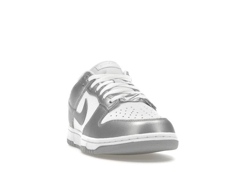 Nike Dunk Low Metallic Silver Womens - White/Metallic Silver/Blue Joy - FV1311-100 - 08