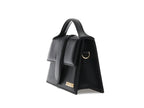 Jacquemus Le Grand Bambino Crossbody Strap Handbag Black, vista a 360 gradi 8 di 36